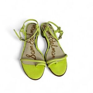 Sam Edelman neon green sandals